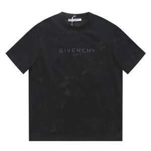 Givenchy Letter print round neck short sleeve T-shirt-1146