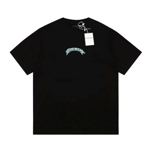 Givenchy Men's Western Dragon Print Short Sleeve T-Shirt-1147