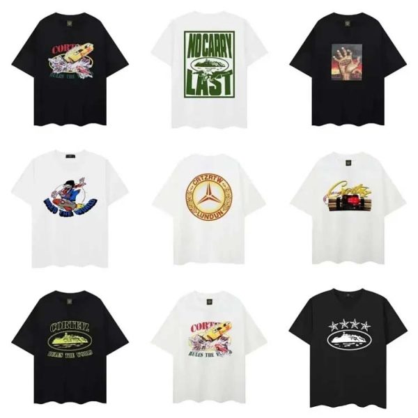 Alcatraz Corteiz Rocket Clown Funny Men's T-Shirt-1148