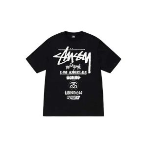 Stu mosquito coil print slim round neck short sleeve T-shirt-1161