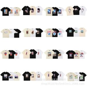 KITH High definition printed double-yarn pure cotton casual short-sleeved T-shirt -1171