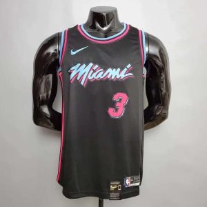 NBA Miami Heat Wade Jersey City Sports Butler Vest Embroidery 22 Black Basketball Jersey-1185