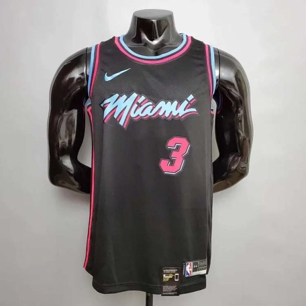 NBA Miami Heat Wade Jersey City Sports Butler Vest Embroidery 22 Black Basketball Jersey-1185