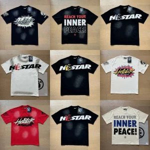 Hell Star Short-sleeved youth street T-shirt-1194