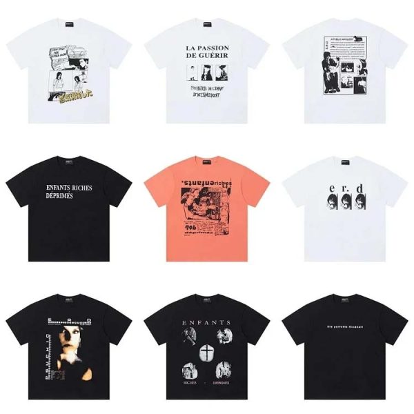 ENFANTS Fashion Printed Short Sleeve T-Shirt-1214