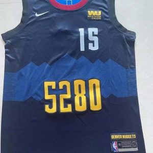 Jokic embroidered basketball mid-length jersey-1230