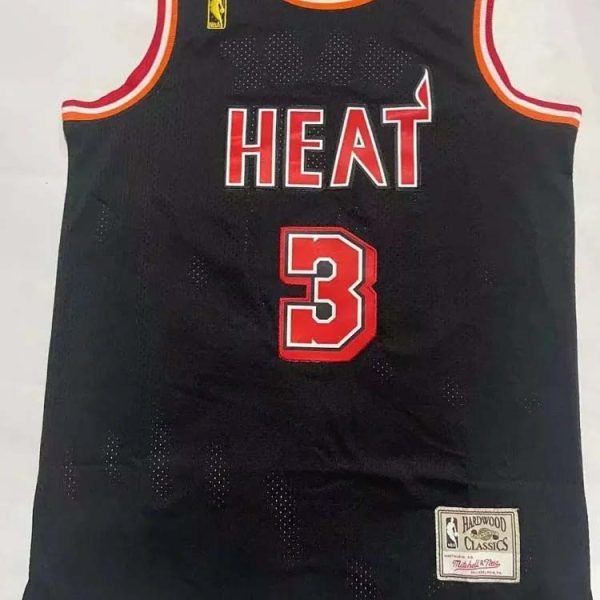 NBA Wade black jersey mesh vest basketball uniform top-1254