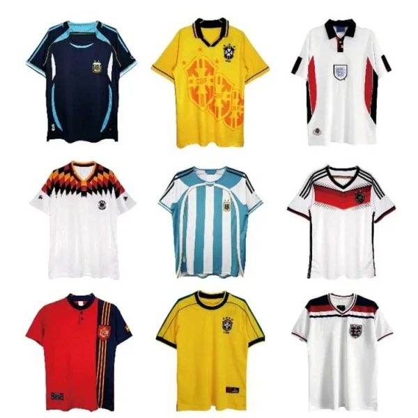 Argentina Germany England Brazil national football short sleeves-1265