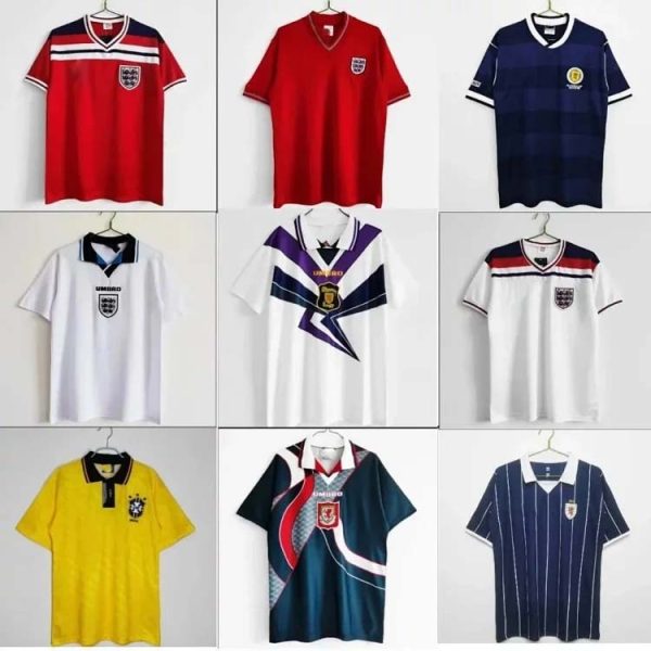 Retro Jersey Nostalgic Classic England Adult Football Jersey-1284