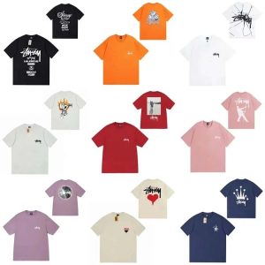 Stylish couple summer T-shirt-1296