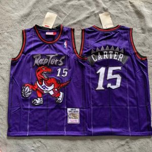 NBA Tracy McGrady retro Tyrannosaurus purple jersey men's and women's casual jersey Basketball Jersey-1305